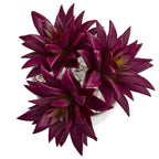 10" Agave Succulent Artificial Plant in Marble Finished Vase