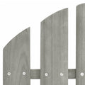 NNEVL Garden Rocking Chair Wood Grey