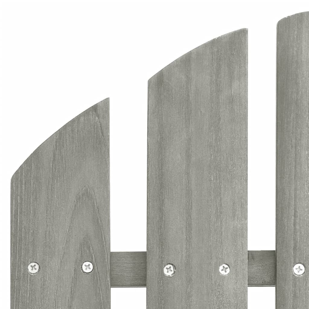 NNEVL Garden Rocking Chair Wood Grey