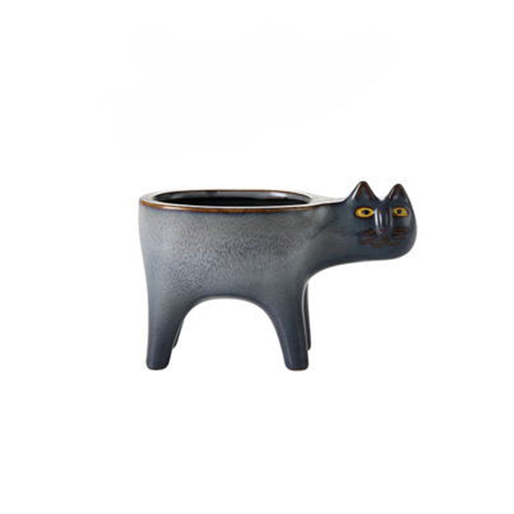NNEOBA Ceramic Flower Pot Cute Cat Shape Garden Pots Succulent Planter Plant Container Home Desktop Decor Vase For Living Room