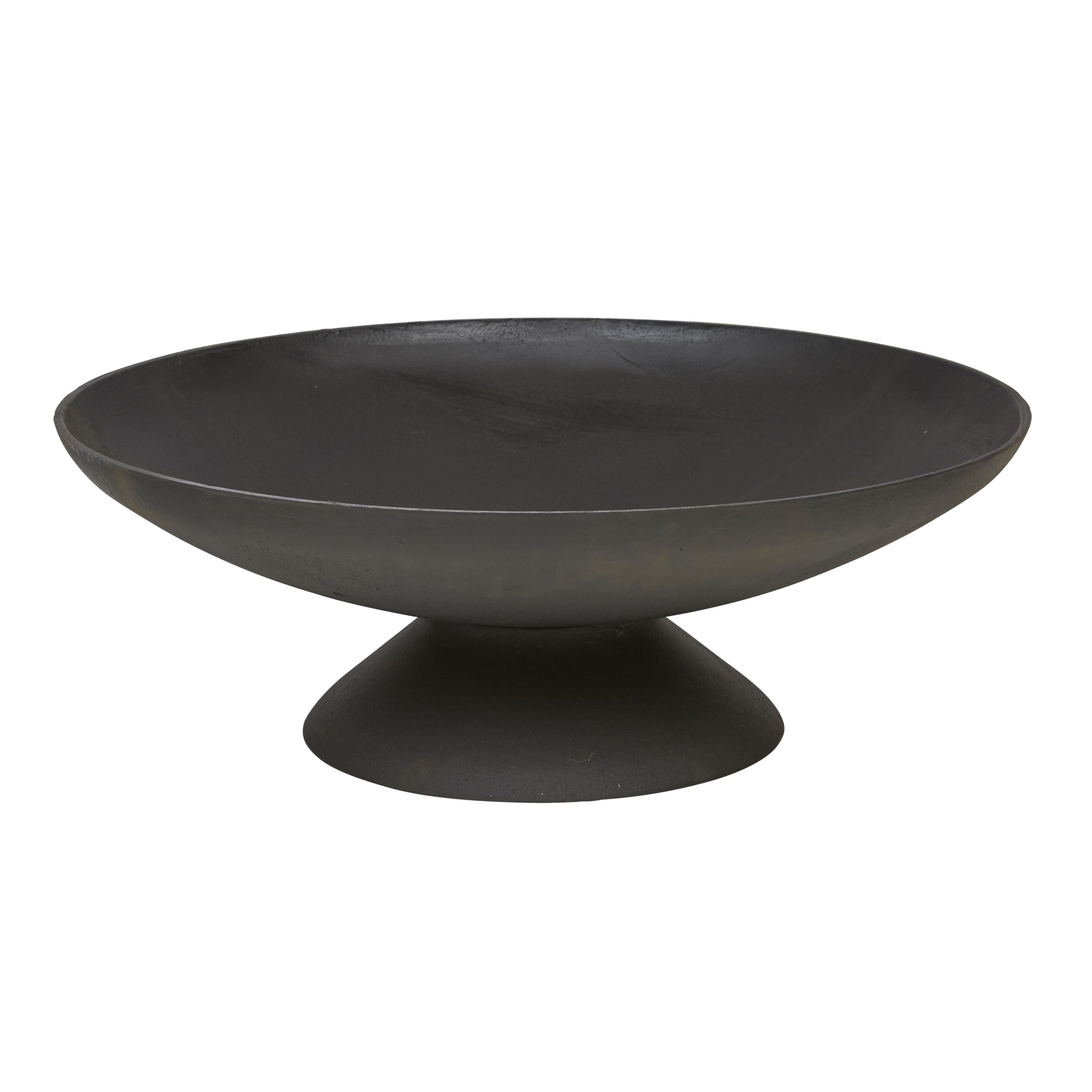 NNEDSZ Black Lassen Cast Iron Fire Pit