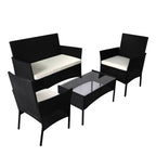 Levede 4PCS Outdoor Furniture Setting-0